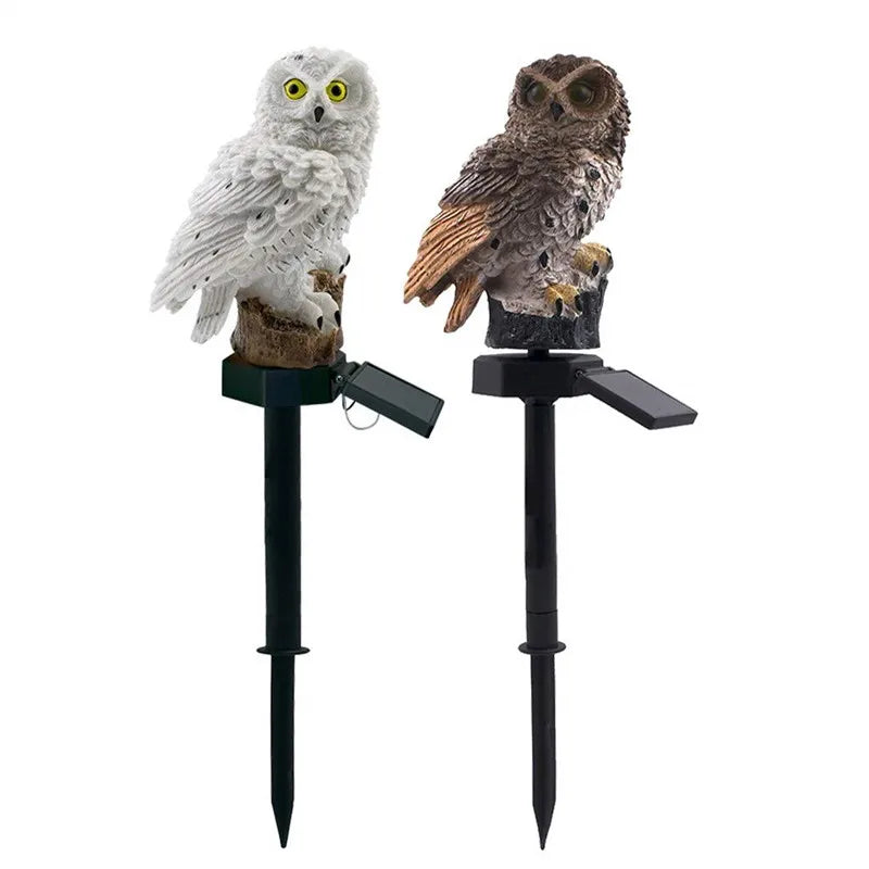 Solar Owl Garden Light