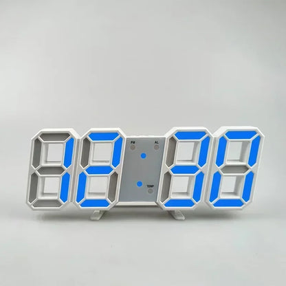 3D LED Digital Alarm Clock with Date