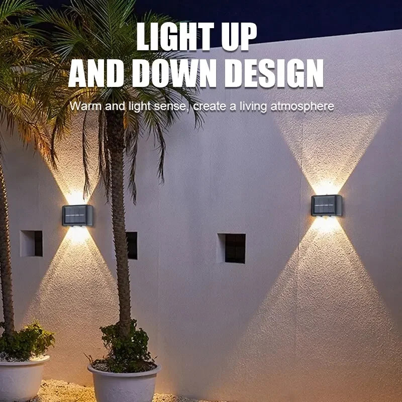 4LED Solar Wall Light