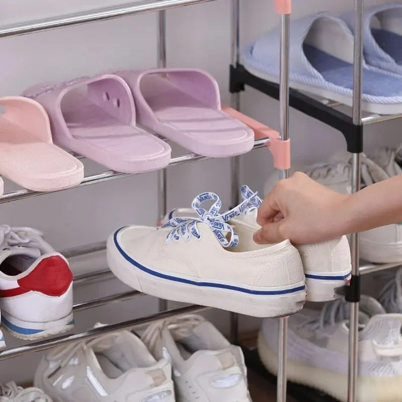 Space-Saving Multi-Layer Shoe Rack