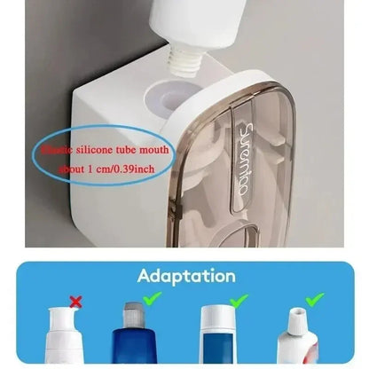 Wall-Mount Toothpaste Dispenser