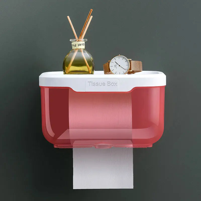 Durable Waterproof Wall-Mounted Tissue Box