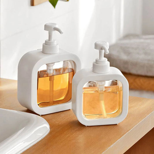 Large-Capacity Transparent Soap Dispenser Bottle