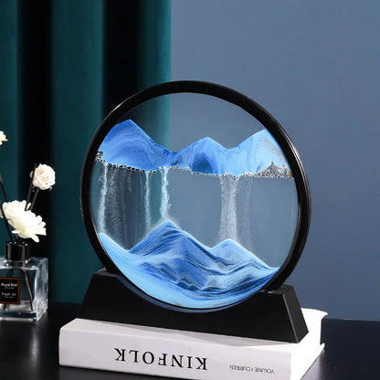 3D Moving Sand Art Round Glass Sandscape