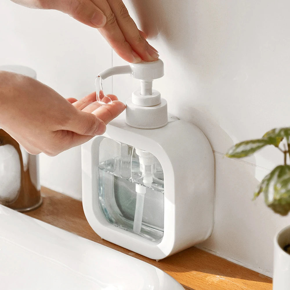 Large-Capacity Transparent Soap Dispenser Bottle