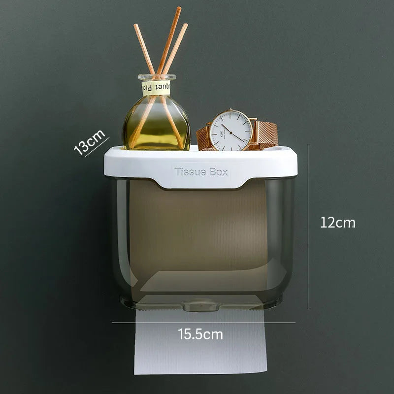 Durable Waterproof Wall-Mounted Tissue Box