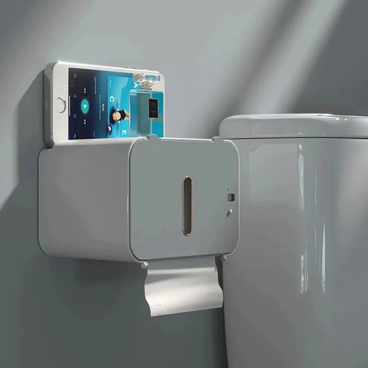 Wall-Mounted Induction Toilet Paper Dispenser