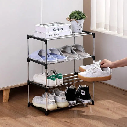 Space-Saving Multi-Layer Shoe Rack