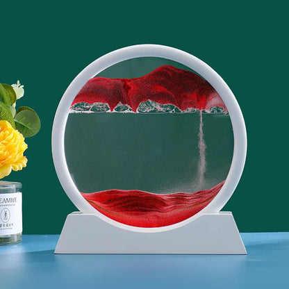 3D Moving Sand Art Round Glass Sandscape