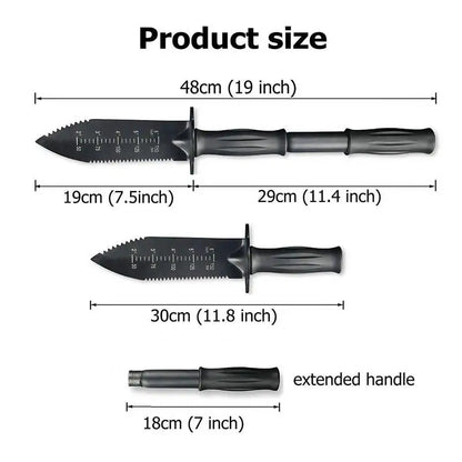 Stainless Steel Serrated Garden Digging Tool