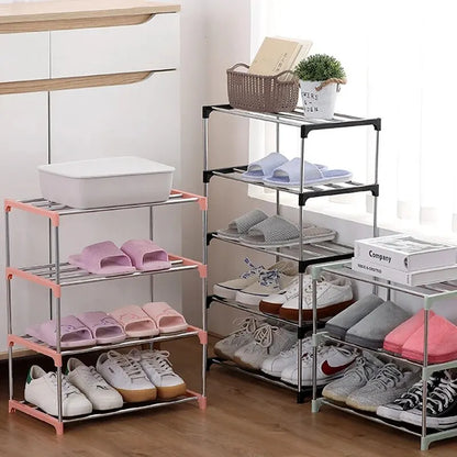 Space-Saving Multi-Layer Shoe Rack