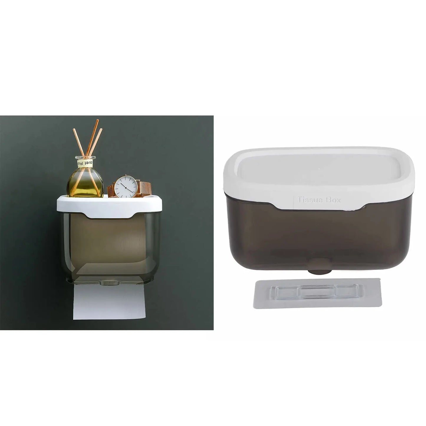 Durable Waterproof Wall-Mounted Tissue Box