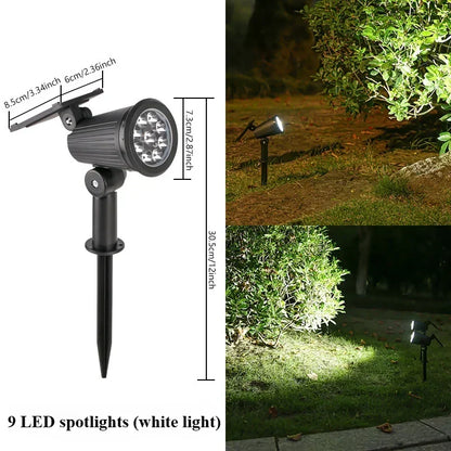 9-LED Solar Lawn Lamp