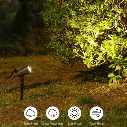 9-LED Solar Lawn Lamp