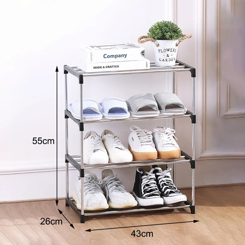 Space-Saving Multi-Layer Shoe Rack