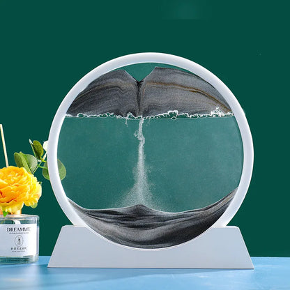 3D Moving Sand Art Round Glass Sandscape