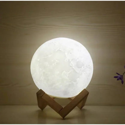 8CM 3D Print LED Moon Lamp