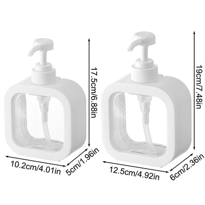 Large-Capacity Transparent Soap Dispenser Bottle