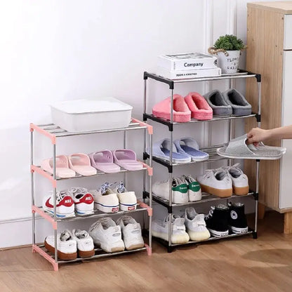 Space-Saving Multi-Layer Shoe Rack