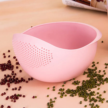 Multipurpose Rice Bowl and Drain Basket