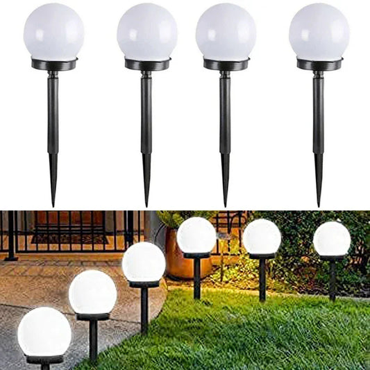 Solar Powered Waterproof LED Bulb Lights