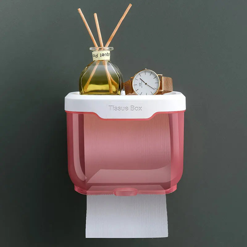 Durable Waterproof Wall-Mounted Tissue Box