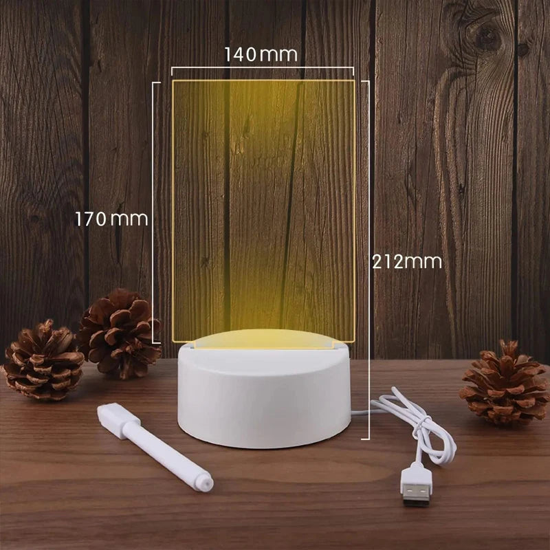 LED Note Board Night Light