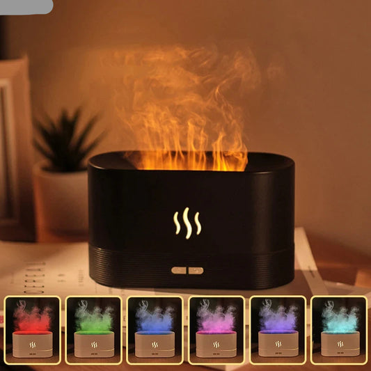 180ML Flame Aroma Diffuser Ultrasonic Humidif